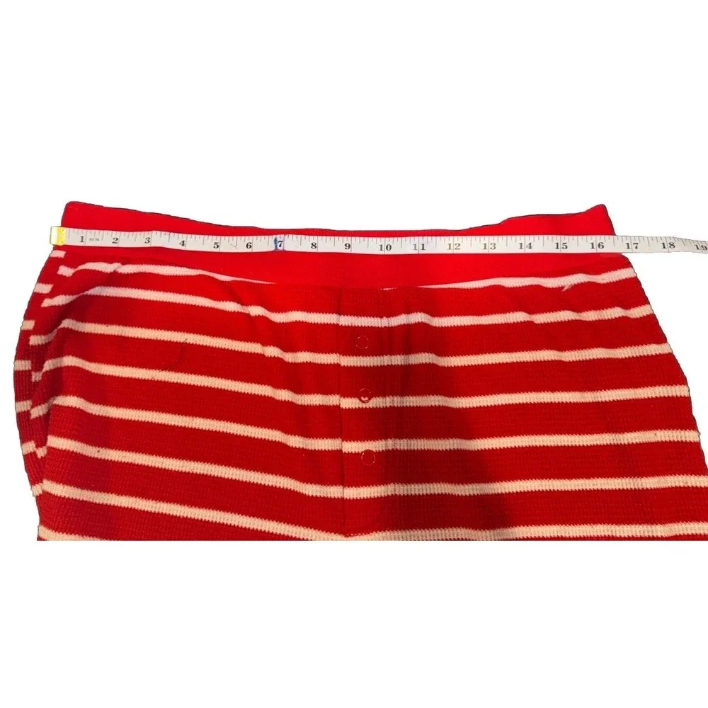 Target Wondershop Red/White Striped Pajama Pants Large Holiday Christmas Bottoms